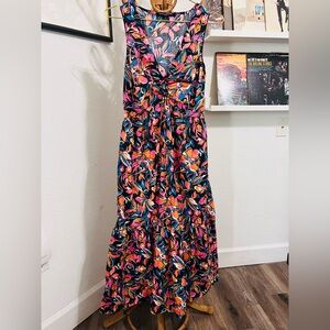 French Connection Colorful Floral Maxi Dress
